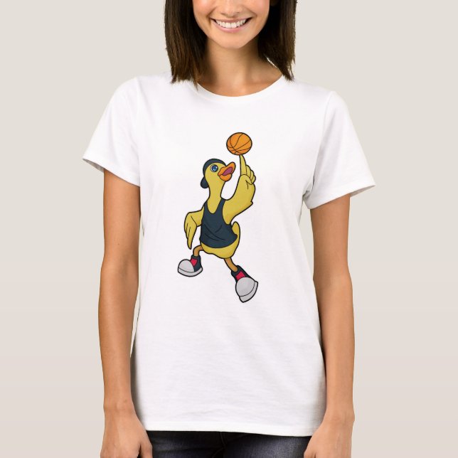 Camiseta Pato como jogador de basquetebol (Frente)