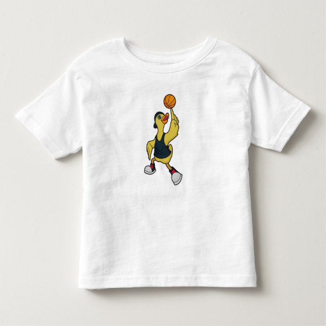 Camiseta Pato como jogador de basquetebol (Frente)