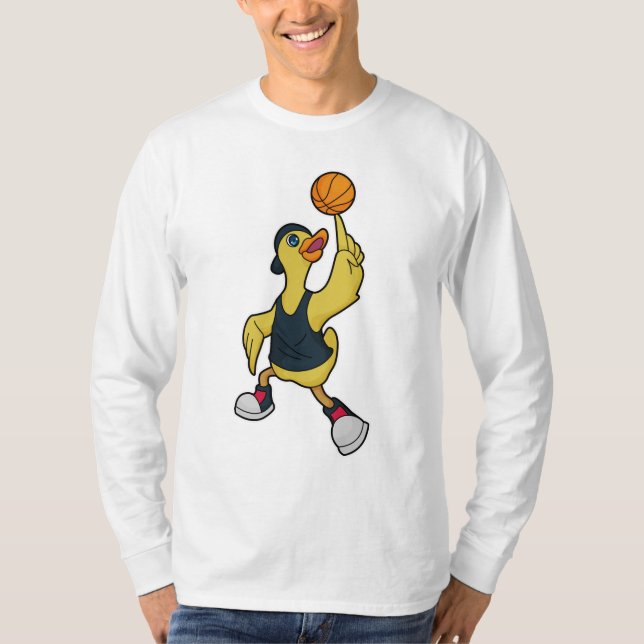 Camiseta Pato como jogador de basquetebol (Frente)