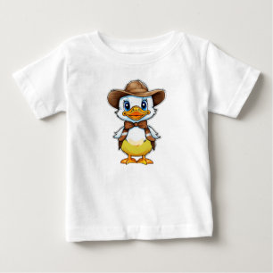 Camiseta Pato da Fazenda - Ilustração do adesivo de desenho