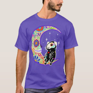 Camiseta Pato-da-índia Dia de Los Muertos Skeleton