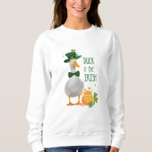 Camiseta Pato da Rua irlandesa. Dia dos Patricks