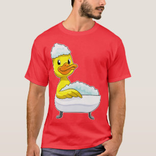 Camiseta Pato de banho com espuma de banheira