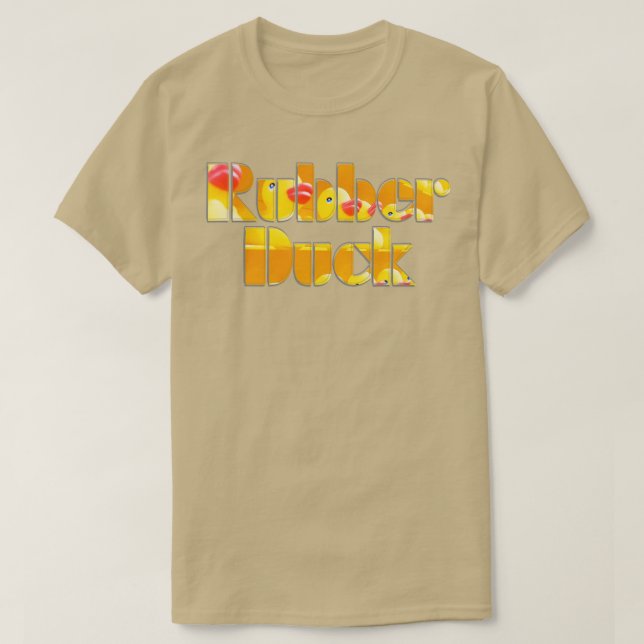Camiseta Pato de borracha (Frente do Design)