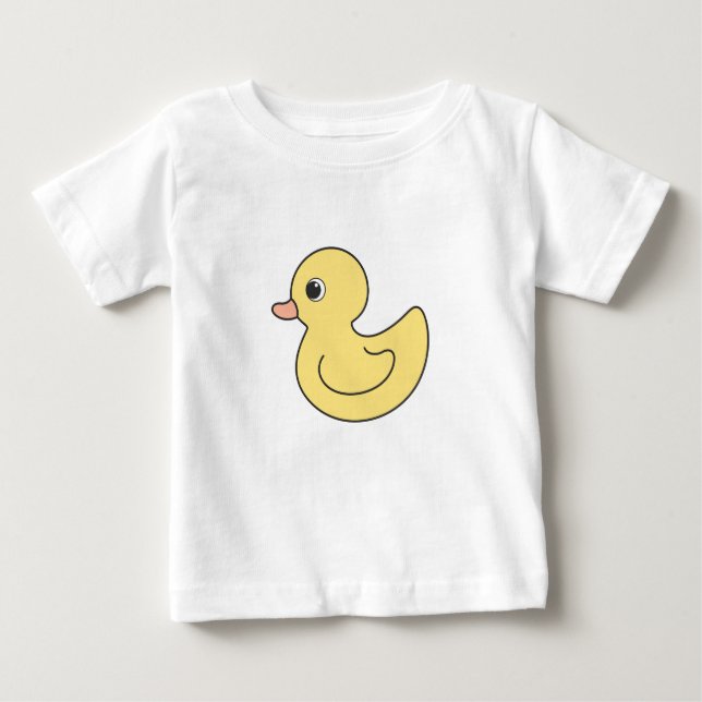 Camiseta Pato de Borracha Amarelo (Frente)