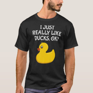 Camiseta Pato De Borracha Bonito Eu Gosto Muito De Patos Ok