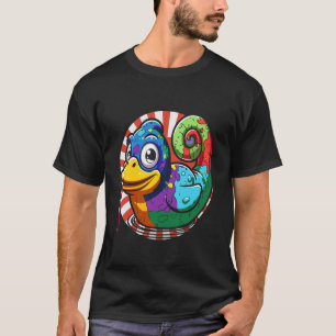 Camiseta Pato de Borracha Camaleão