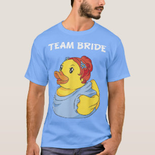 Camiseta Pato de Borracha da Equipe da Noiva Festa de Rapar
