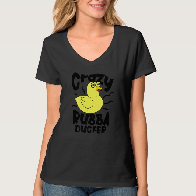 Camiseta Pato de borracha de barbatana barbatana (Frente)