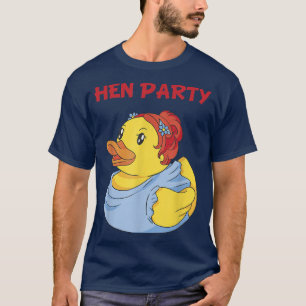 Camiseta Pato de Borracha de Noiva Festa Mulheres Meninas D