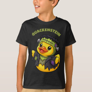Camiseta Pato de Borracha do Monstro Quackenstein Halloween