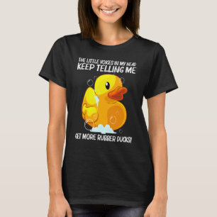 Camiseta Pato de Borracha Fofo Para Homens Mulheres Criança