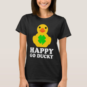 Camiseta Pato de Borracha Lover Happy Go Ducky Clover Rua P
