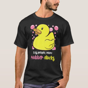 Camiseta Pato de Borracha Menos Pessoas Mais Bolhas de Pato