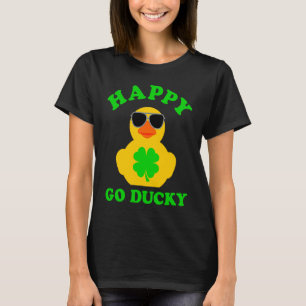 Camiseta Pato de Borracha Óculos de sol Feliz Pó Ducky Rua