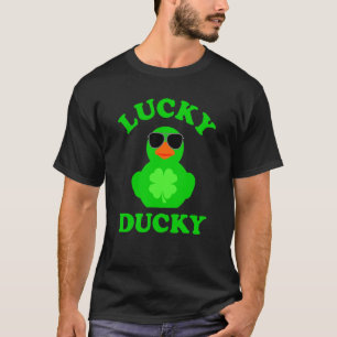 Camiseta Pato de Borracha Óculos de sol Quatro Folhas C Sor