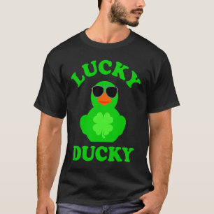 Camiseta Pato de borracha Óculos de sol Quatro Folhas C Sor