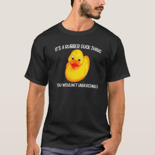 Camiseta Pato De Borracha Para Homens Miúdos Patos De Borra