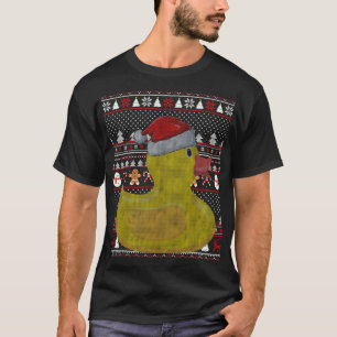 Camiseta Pato de Borracha Pato de Papai Noel Feio Natal
