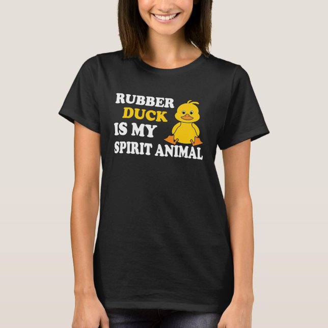 Camiseta Pato de borracha pato de pata de borracha (Frente)
