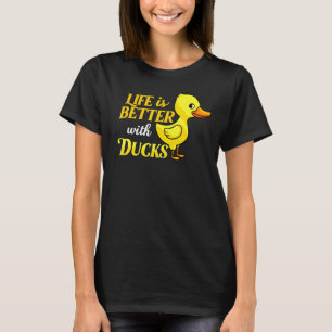 Camiseta Pato de borracha Pato Pássaro de criação