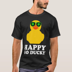 Camiseta Pato de Borracha Quatro Vidro de Folha Vidro Rua P