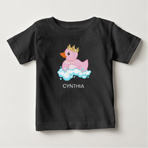 Camiseta Pato de Borracha (Rosa) Estampa Personalizada