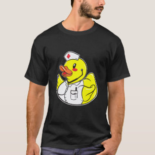 Camiseta Pato de Borracha Serviço de Resgate Humor de Enfer