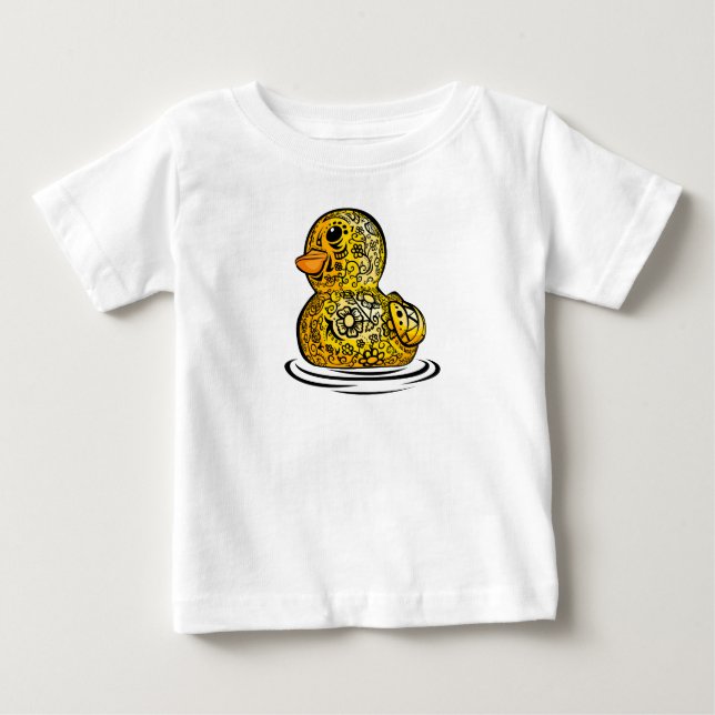 Camiseta Pato de Borracha Tatuado (Frente)