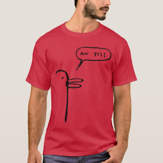 Camiseta Pato de Brinquedo Pão Migalhas meme impresso Comi