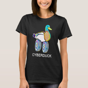 Camiseta Pato de Caminhão Elétrico Cyberduck Lettertrunk