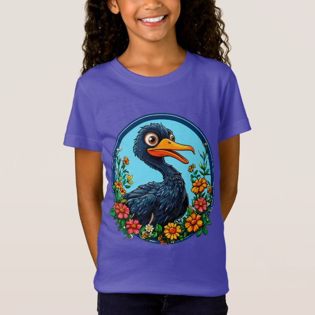 Camiseta Pato de desenho animado (Frente)