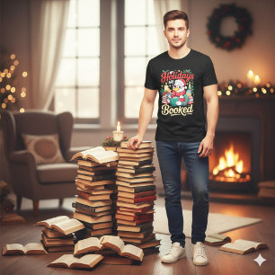 Camiseta Pato de Leitura Aconchegante Temporada de Férias A