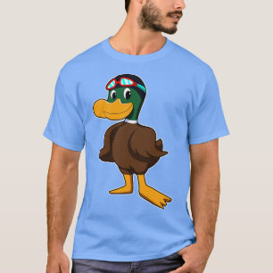 Camiseta Pato de Nadar com óculos de Nadar 2