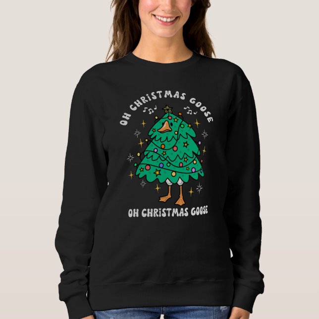 Camiseta Pato de Natal Engraçado Férias (Frente)