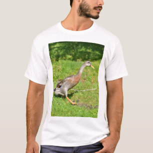 Camiseta Pato-de-pata-pássaro indiano andando
