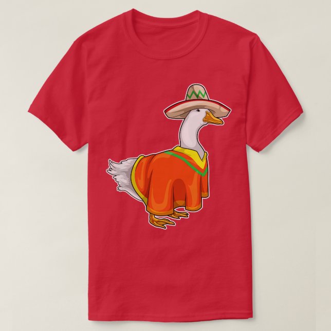 Camiseta Pato de Poncho (Frente do Design)