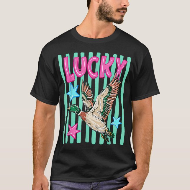 Camiseta Pato Despojado Sortudo (Frente)
