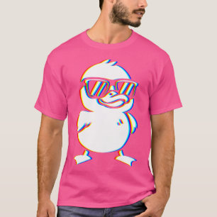 Camiseta Pato Dj Música House Ilusão Óptica Edm Rave Dj