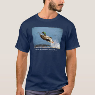 Camiseta Pato do T dos homens/pato selvagem