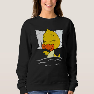 Camiseta Pato Dormindo Animais Patos Roupa-Noite Dormindo P
