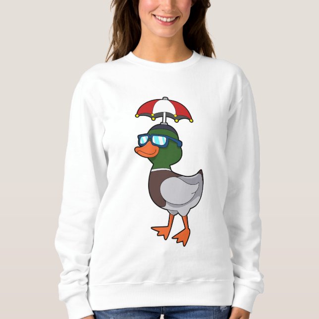 Camiseta Pato em chuva com guarda-chuva.PNG (Frente)