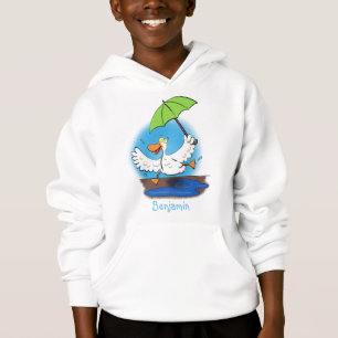 Camiseta Pato engraçado com desenho animado de dança de g