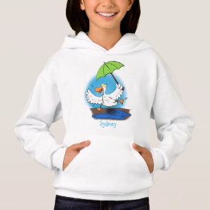 Camiseta Pato engraçado com desenho animado de dança de gua