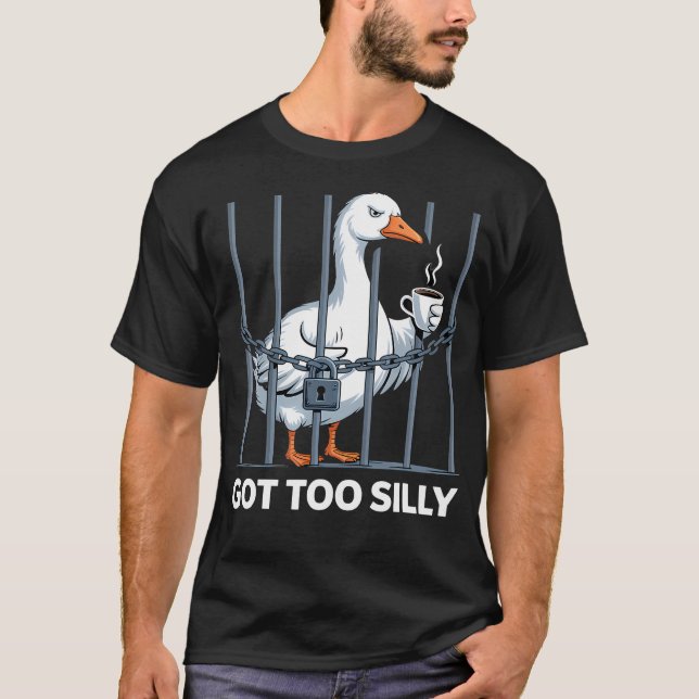Camiseta Pato Engraçado com Humor Bobo (Frente)