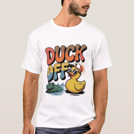 Camiseta Pato Engraçado Desliga