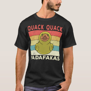 Camiseta Pato Engraçado Ditos Patos Osso do boxe Quack Quac