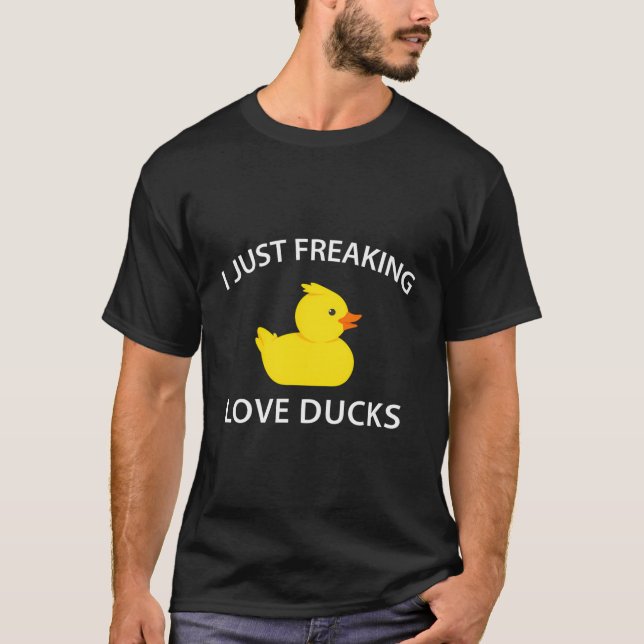 Camiseta Pato Engraçado, Eu Só Pato De Amor (Frente)