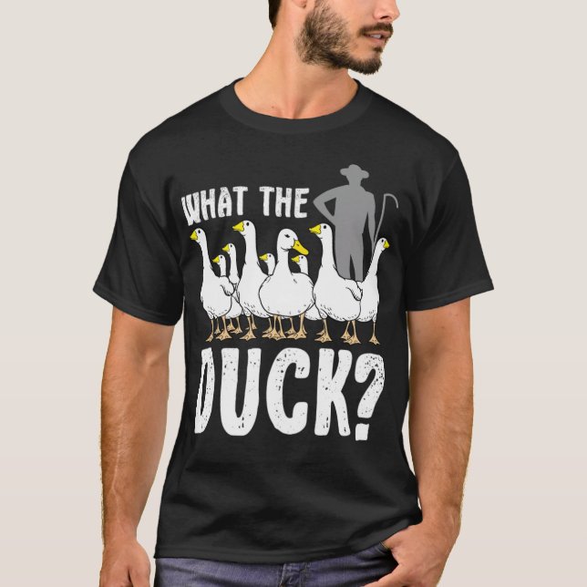 Camiseta Pato Engraçado Herdando Pun (Frente)