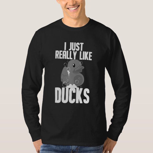 Camiseta Pato Engraçado Para Caçadores De Animais, Mulheres (Frente)